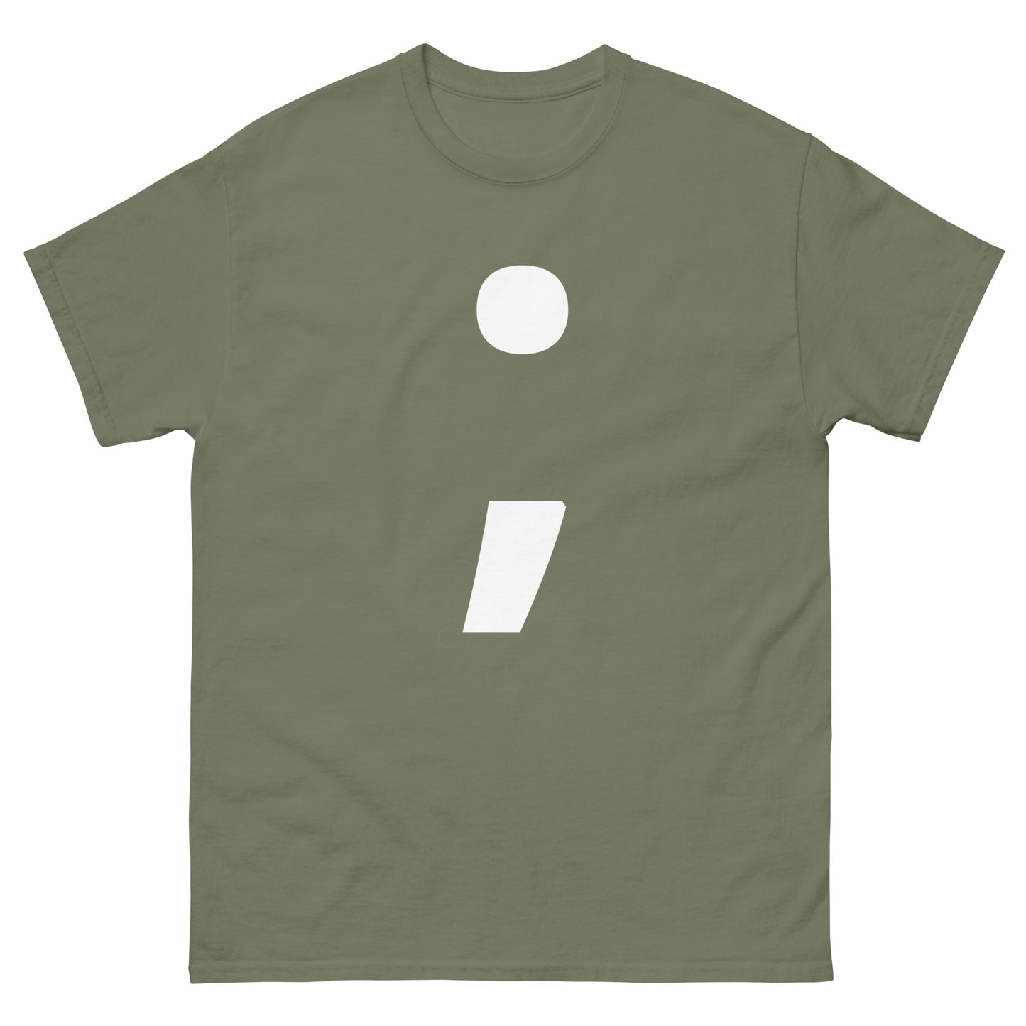 "Semicolon symbol WL" Men's classic tee