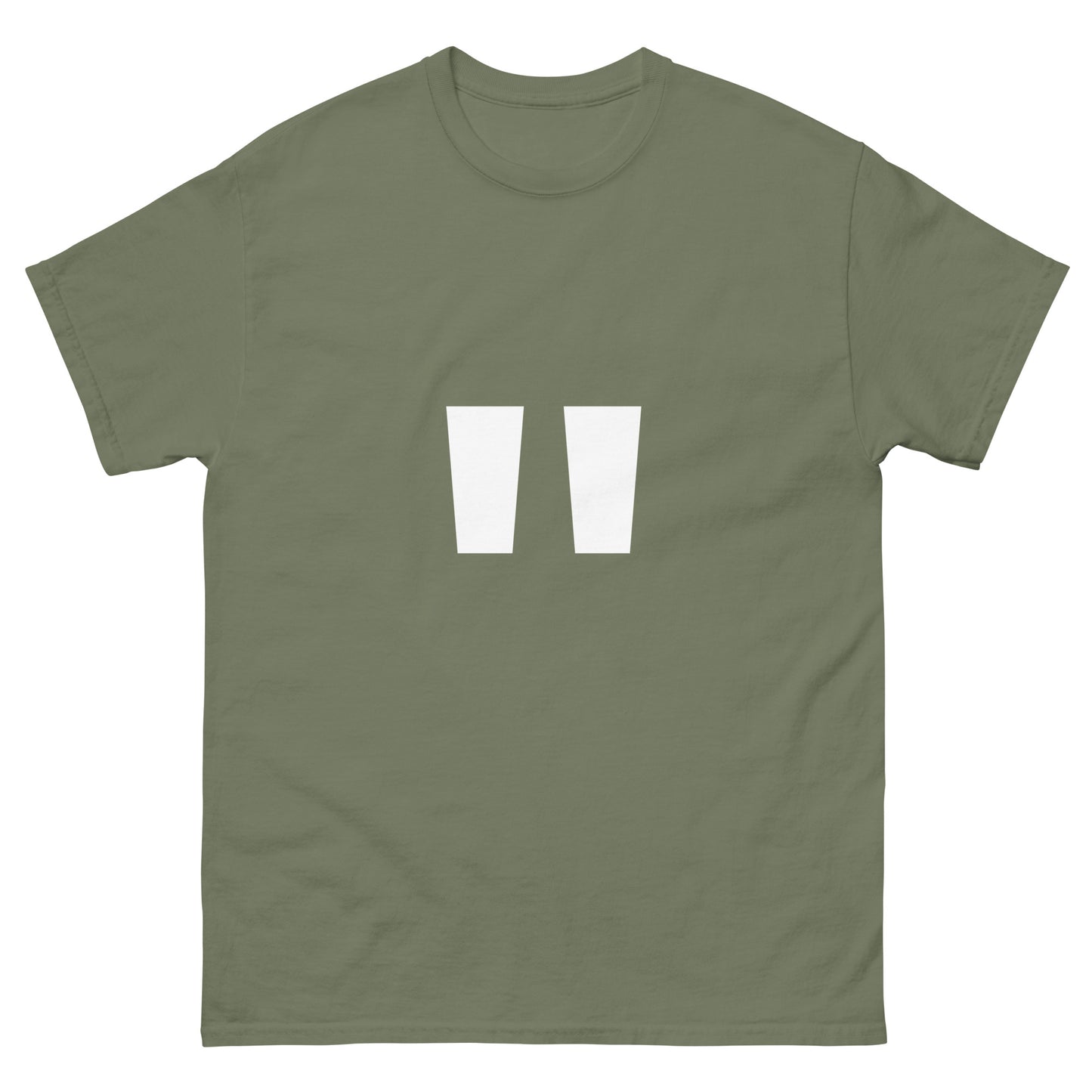 "Double quotation mark symbol WL" Men's classic tee