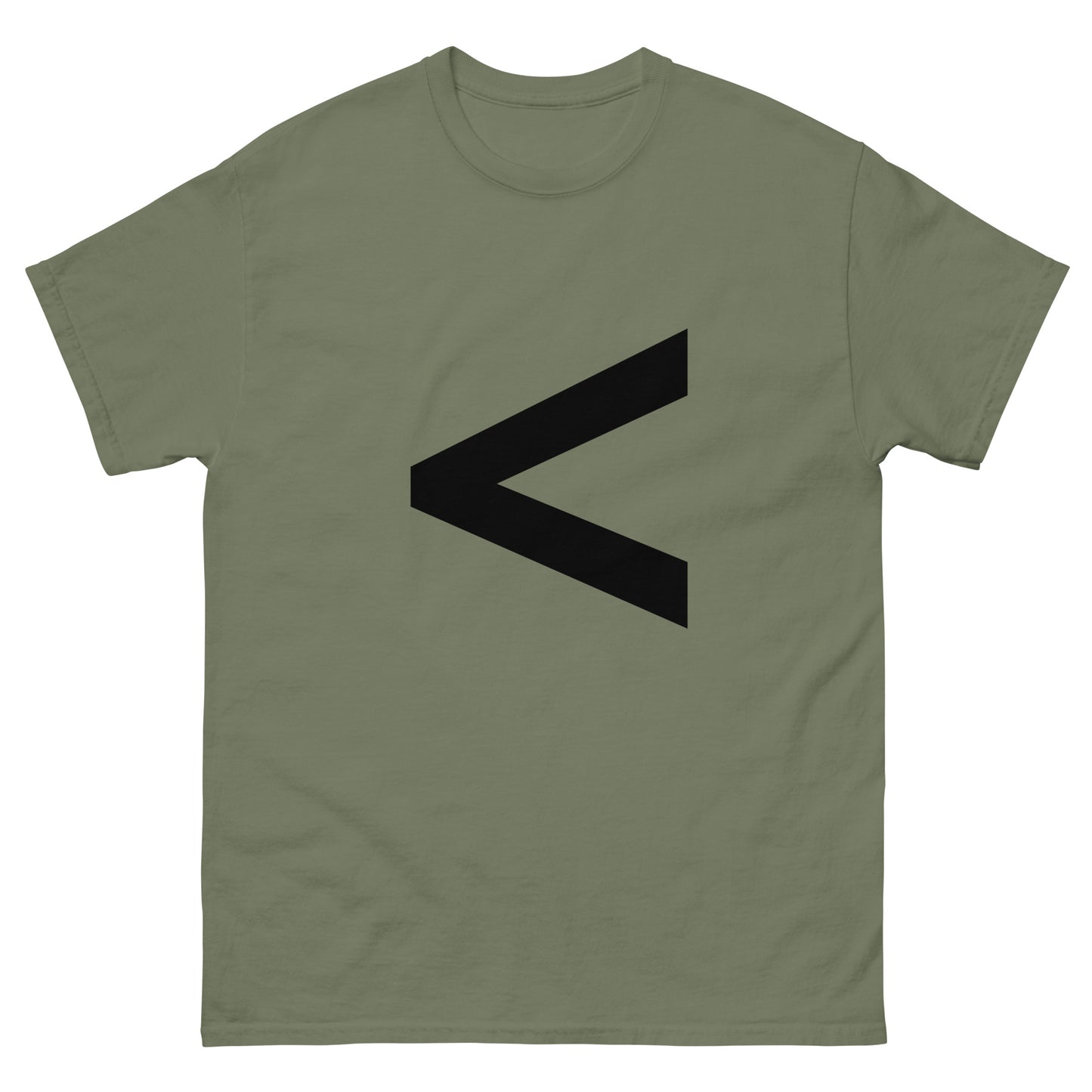 "Less than symbol BL" Men's classic tee