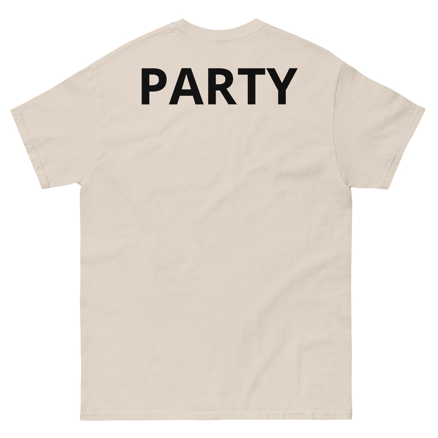 "BUSINESS at the front, PARTY at the back BL" Men's classic tee