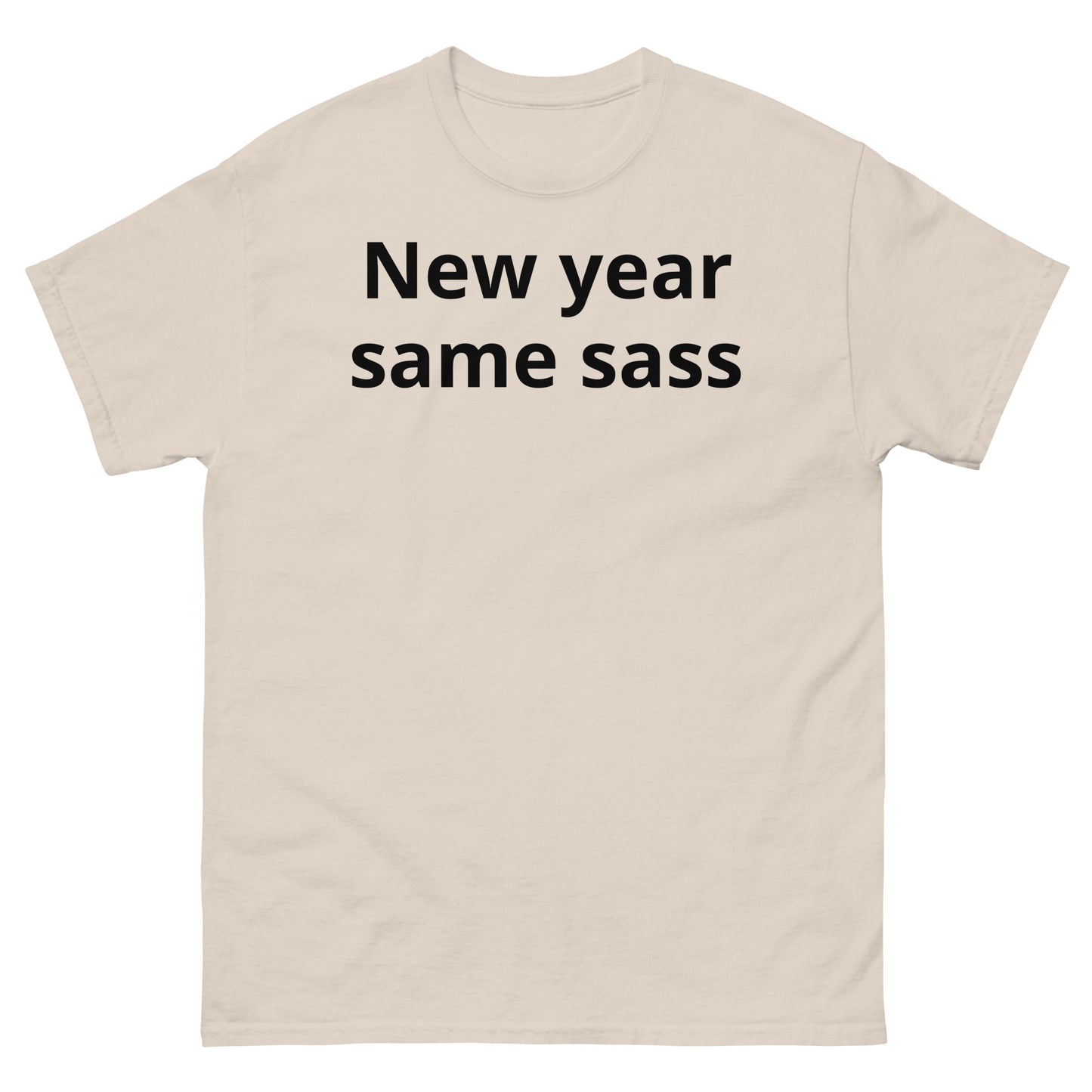 "New year, same sass BL" Men's classic tee