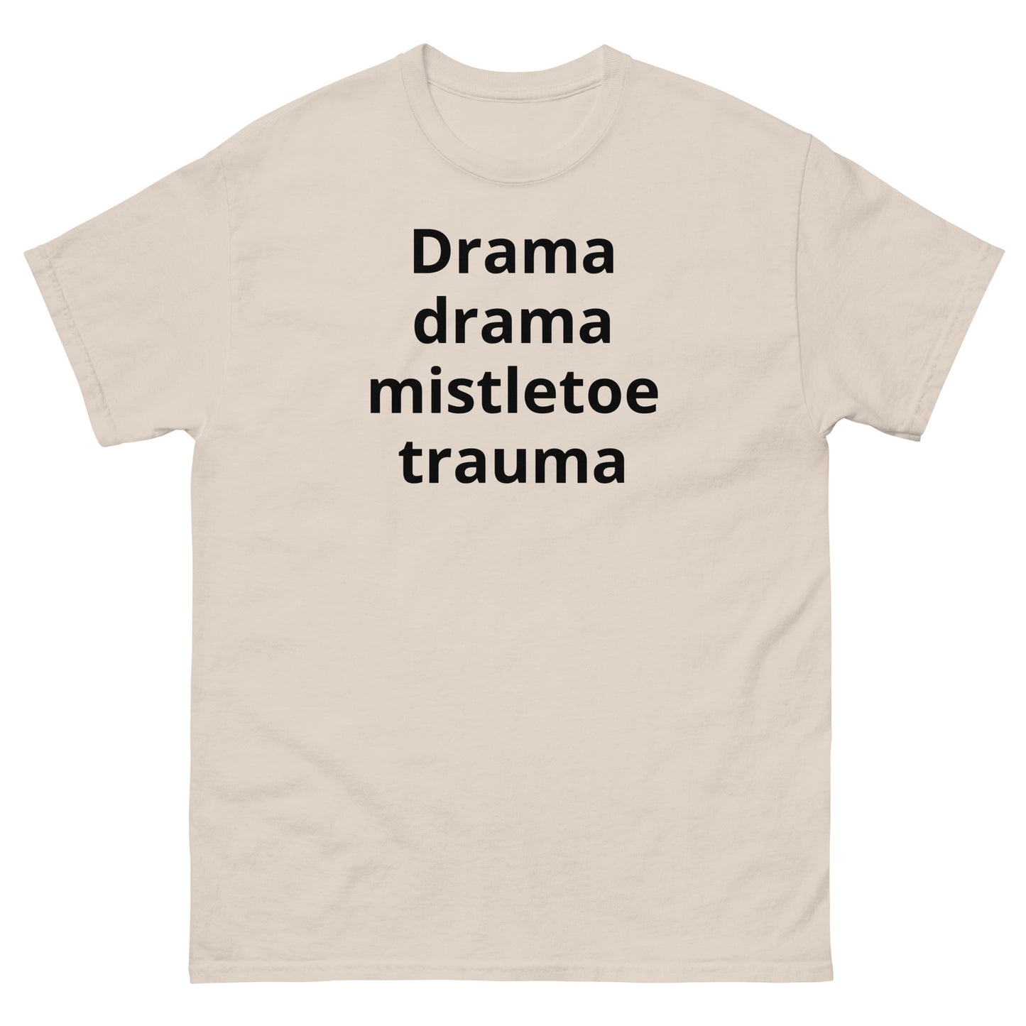 "Drama, drama, mistletoe trauma BL" Men's classic tee