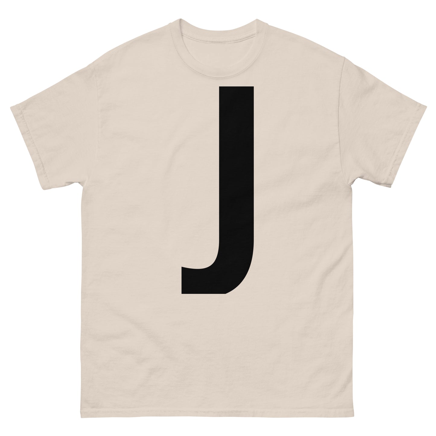 "J letter BL" Men's classic tee