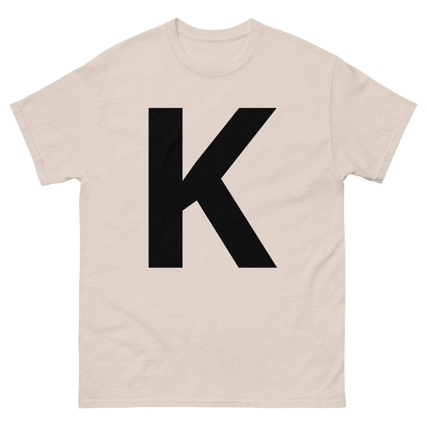 "K letter BL" Men's classic tee