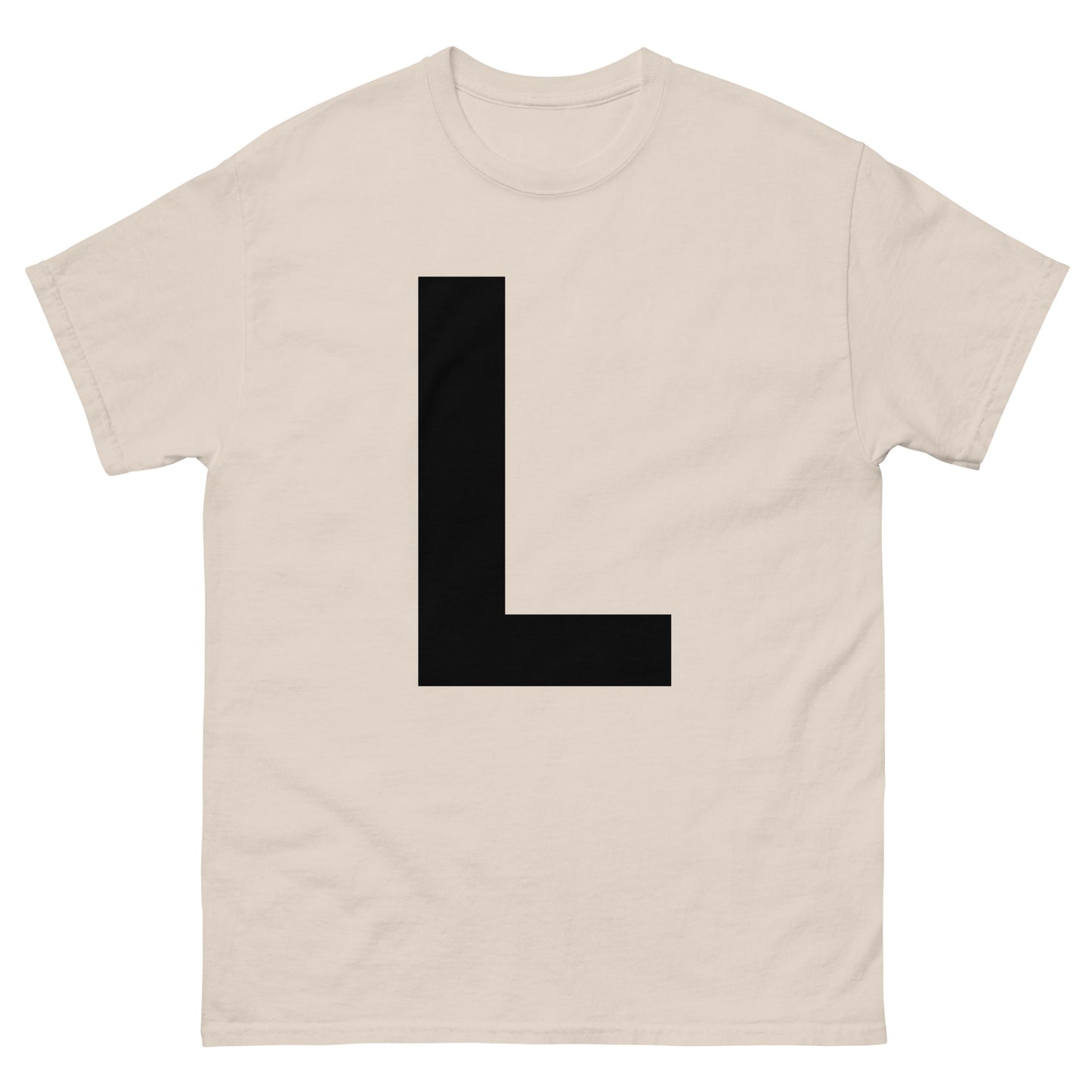 "L letter BL" Men's classic tee