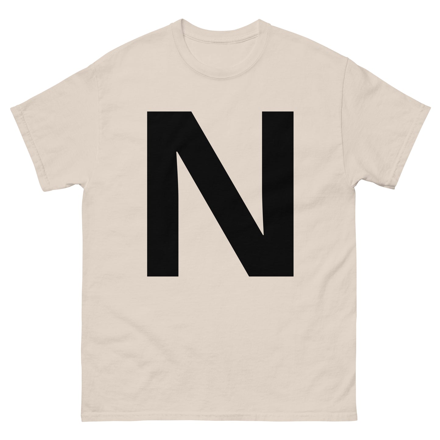 "N letter BL" Men's classic tee