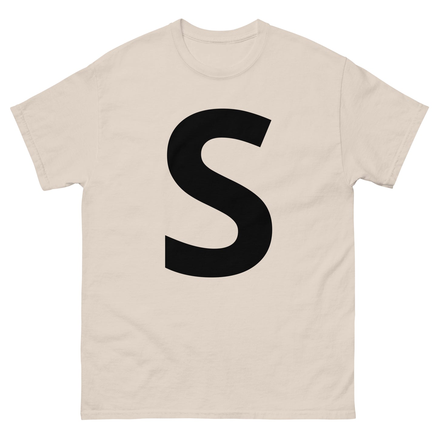 "S letter BL" Men's classic tee