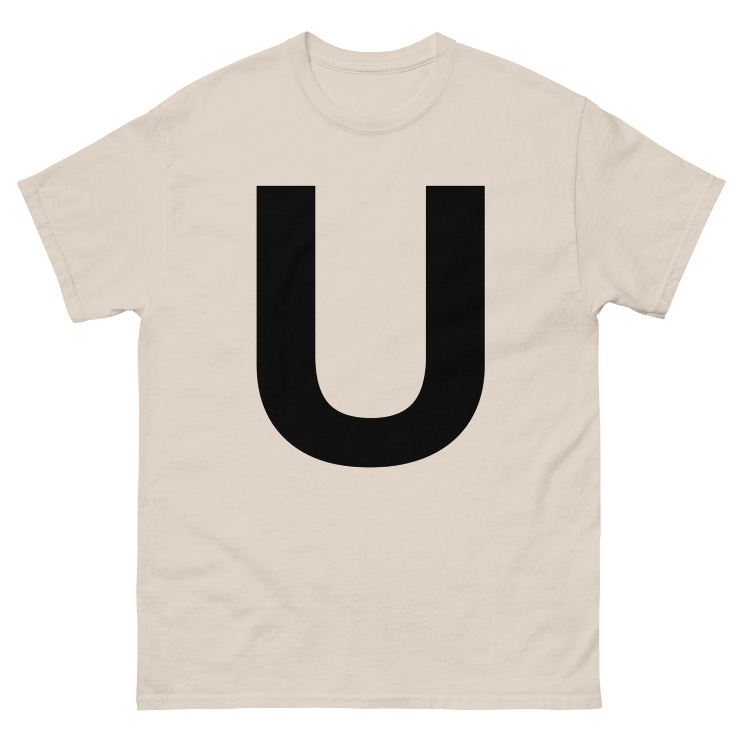 "U letter BL" Men's classic tee