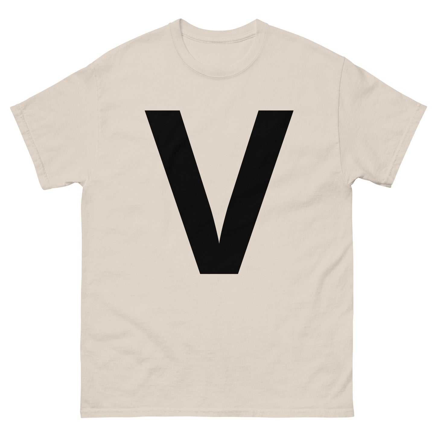 "V letter BL" Men's classic tee