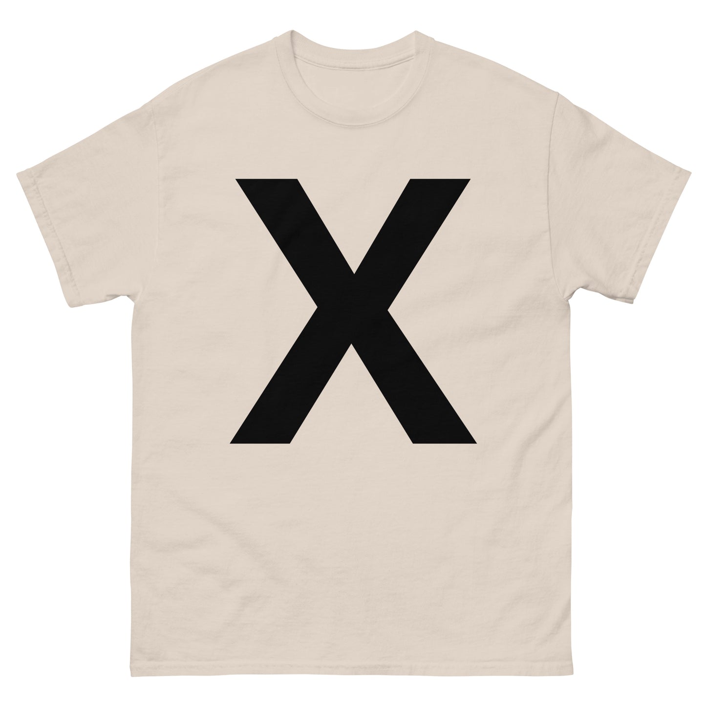 "X letter BL" Men's classic tee