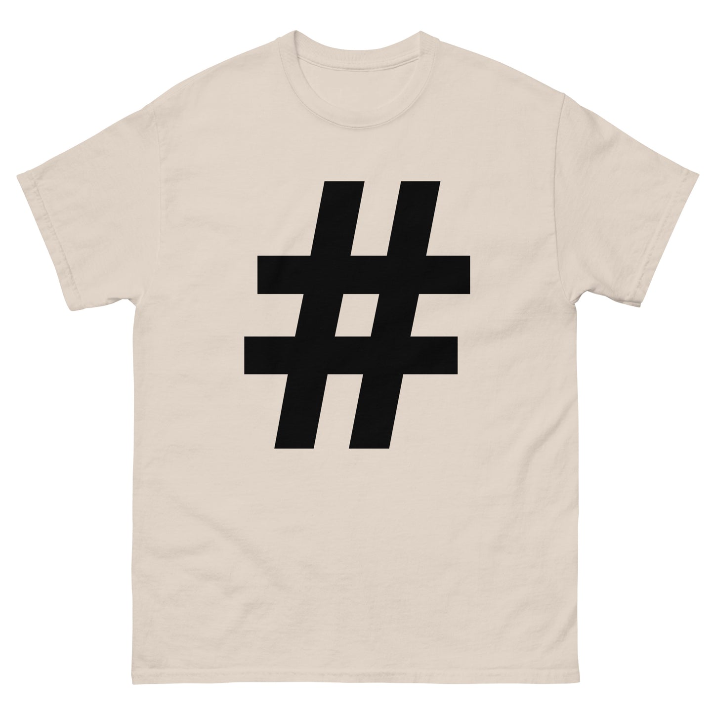 "Hash symbol BL" Men's classic tee