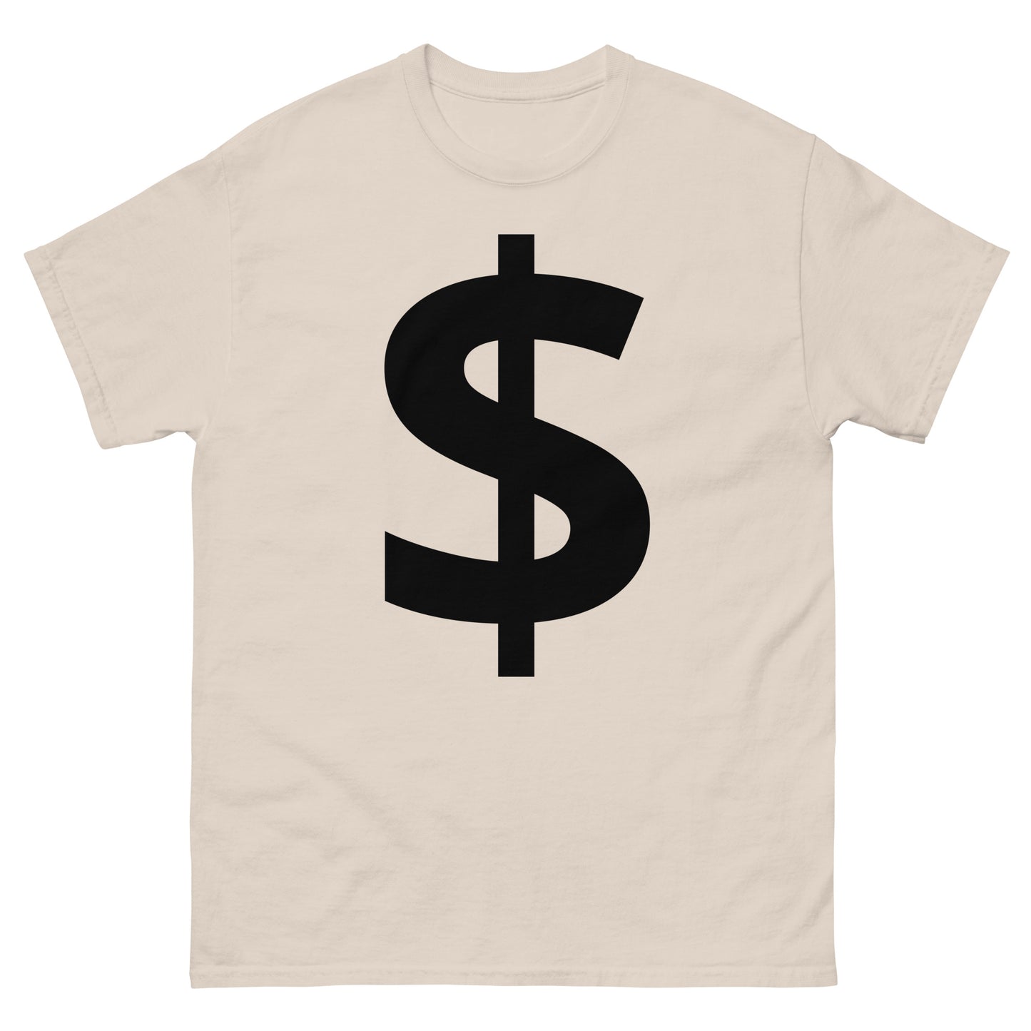 "Dollar symbol BL" Men's classic tee