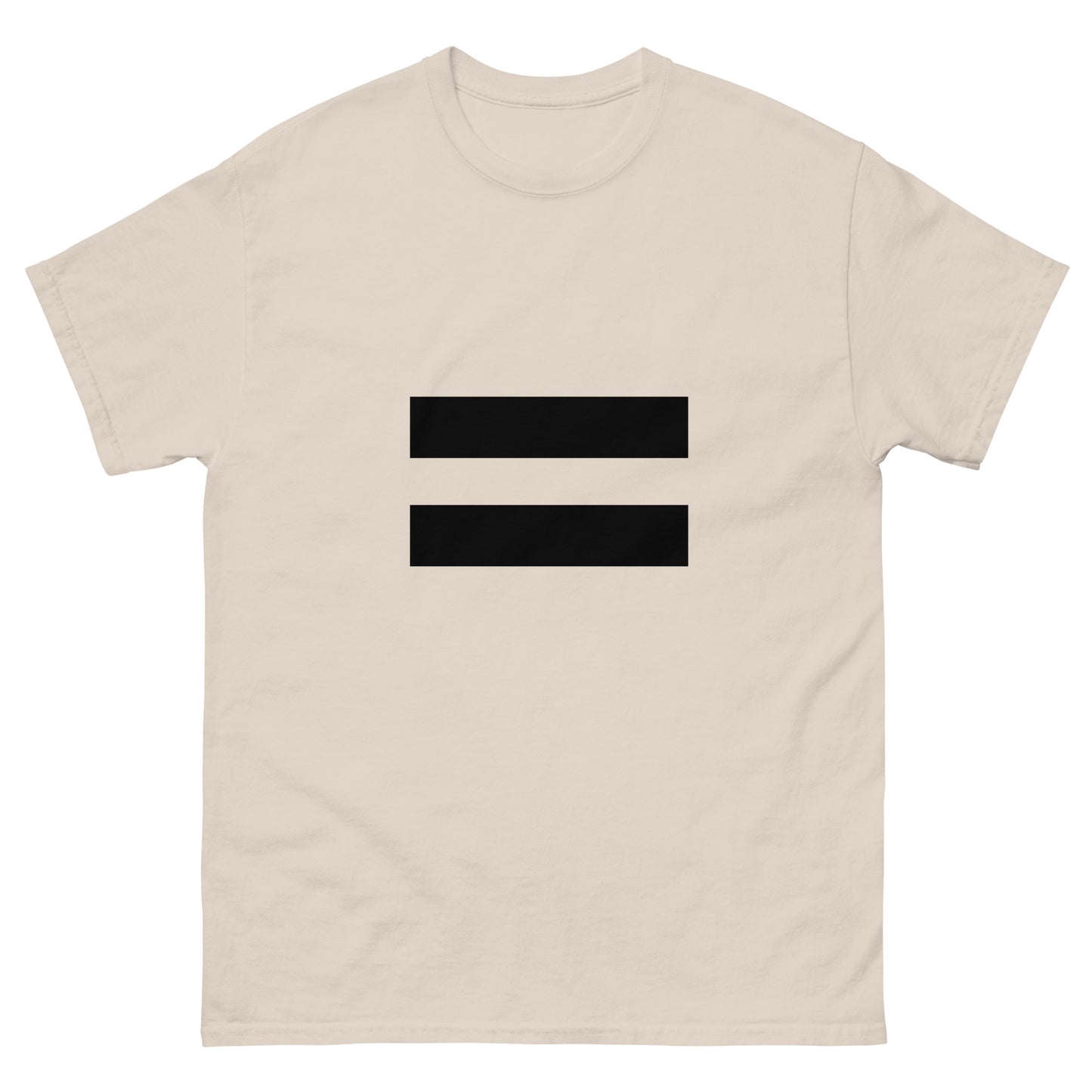 "Equal symbol BL" Men's classic tee