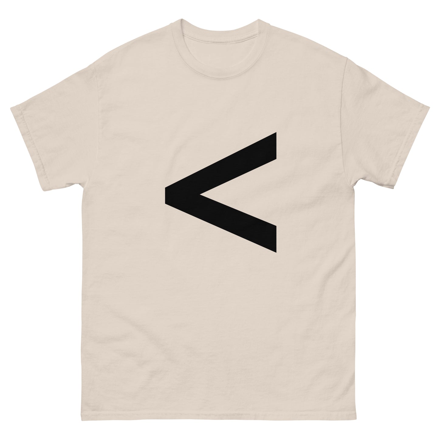 "Less than symbol BL" Men's classic tee