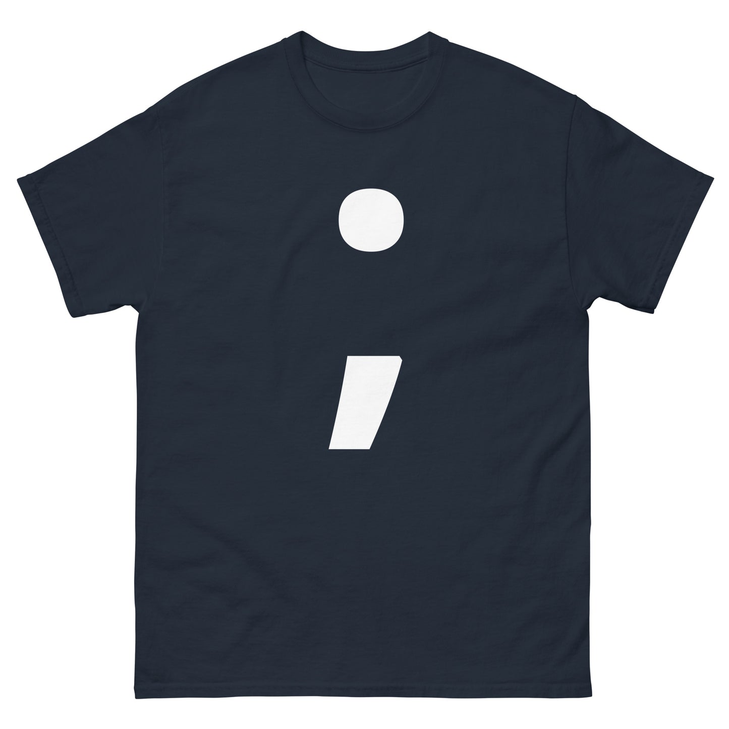 "Semicolon symbol WL" Men's classic tee