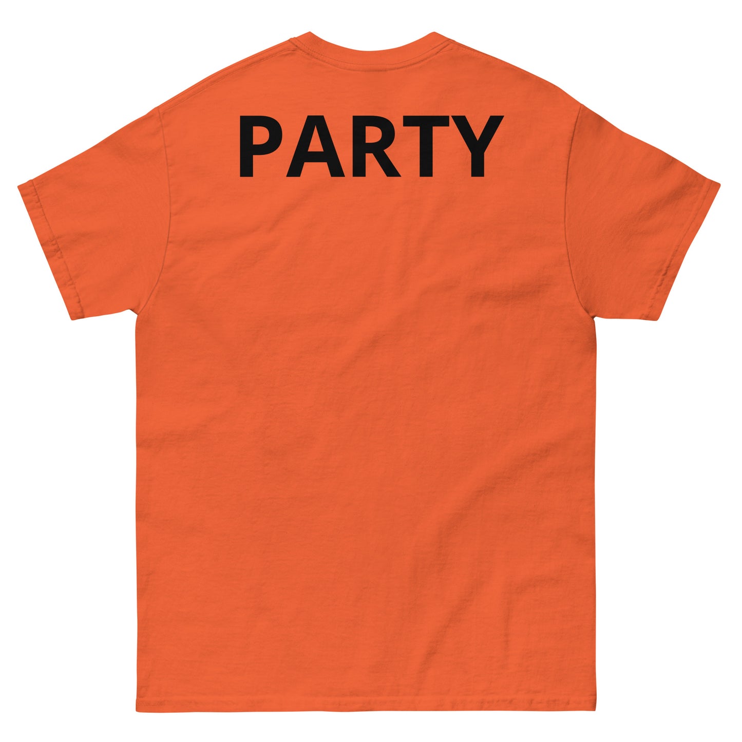 "BUSINESS at the front, PARTY at the back BL" Men's classic tee