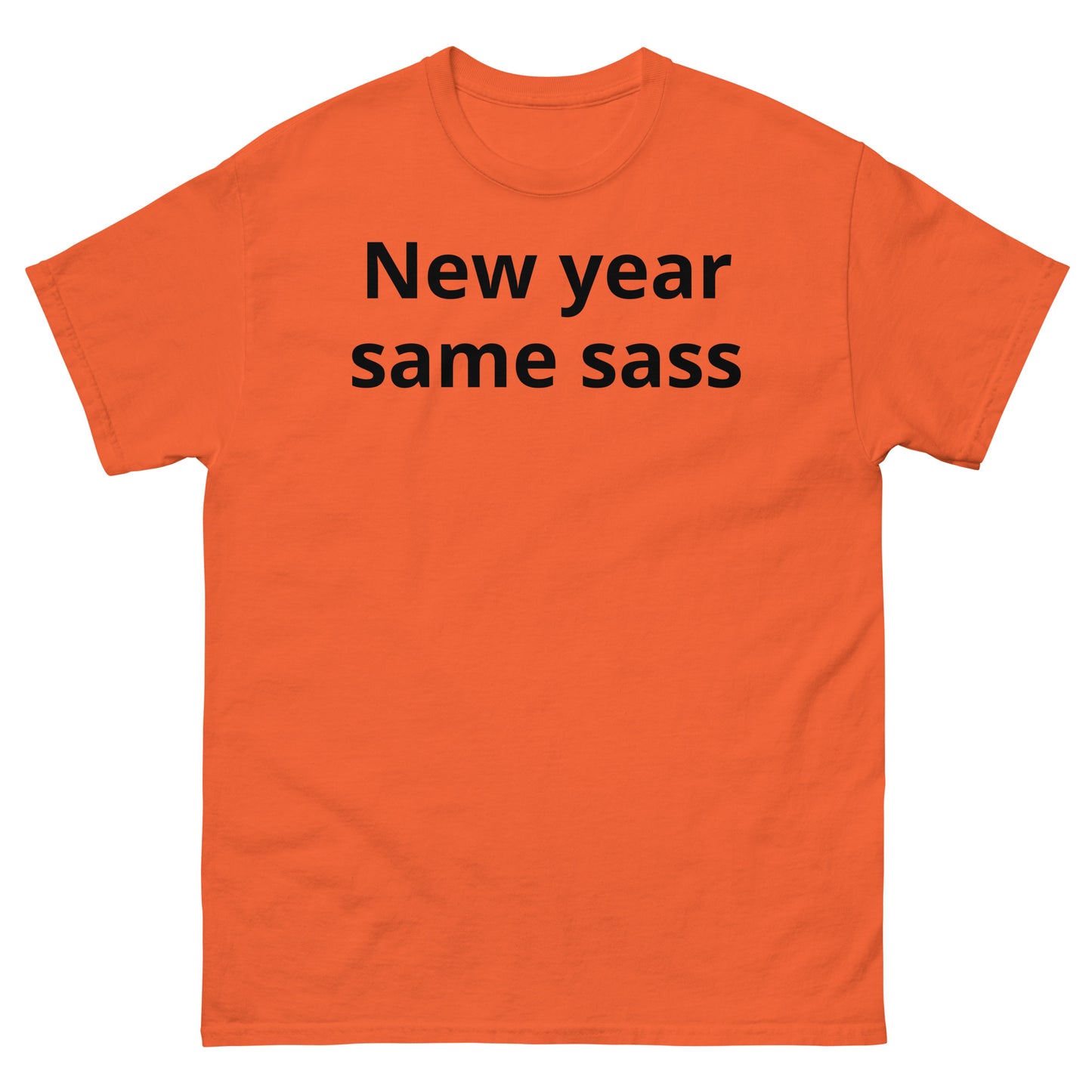 "New year, same sass BL" Men's classic tee