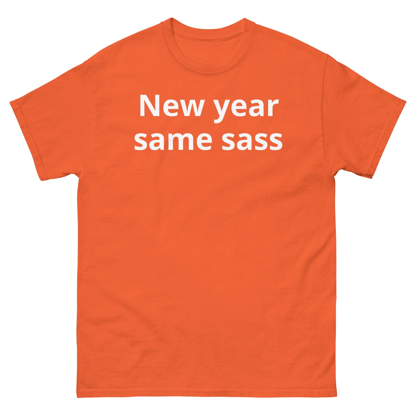 "New year, same sass WL" Men's classic tee