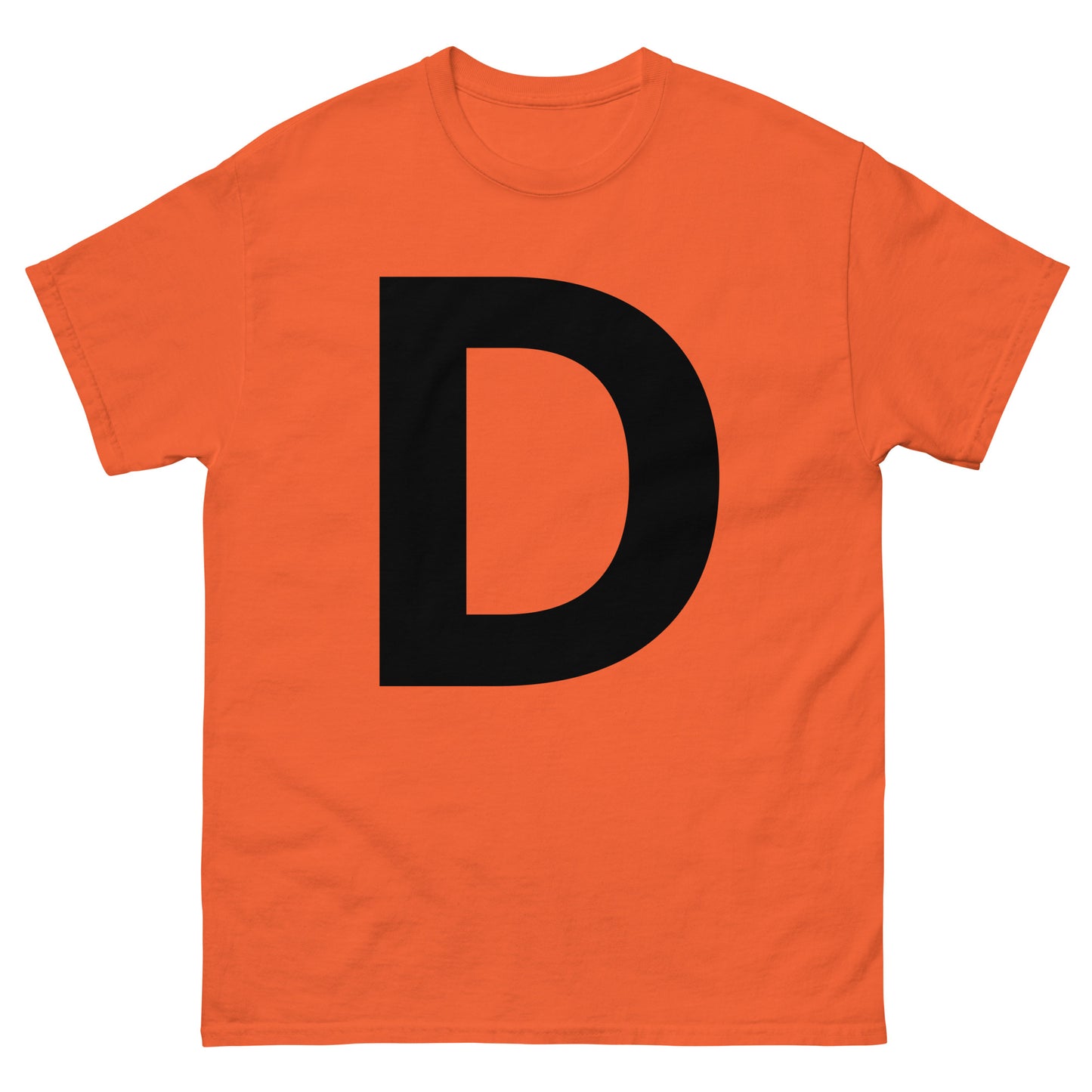 "D letter BL" Men's classic tee