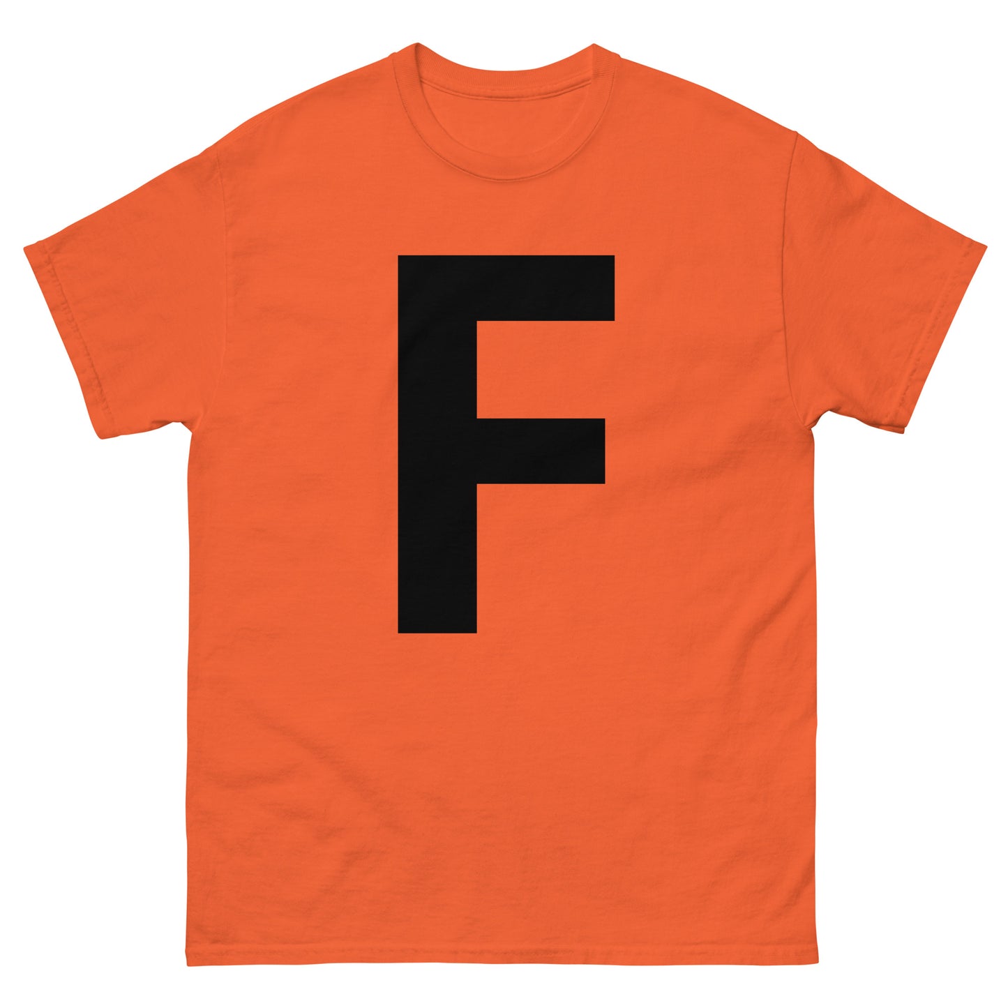 "F letter BL" Men's classic tee