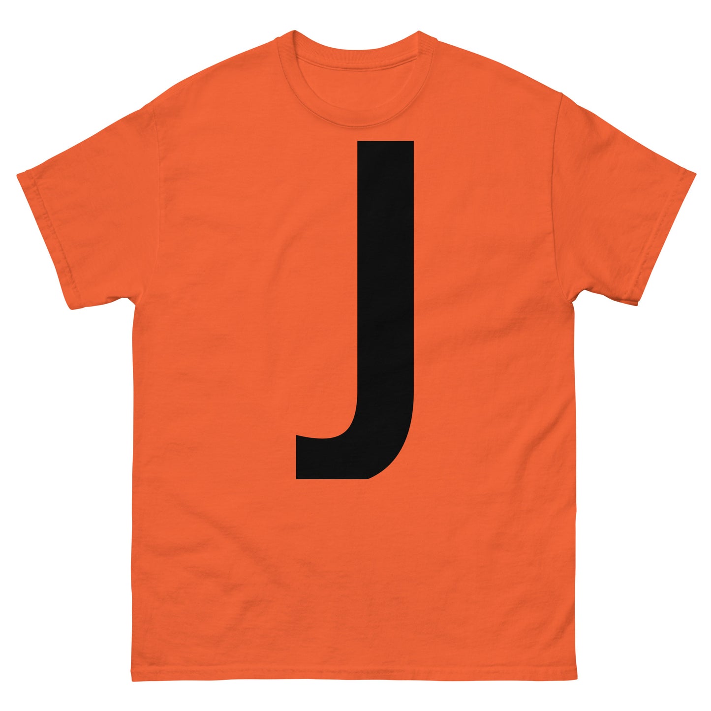 "J letter BL" Men's classic tee