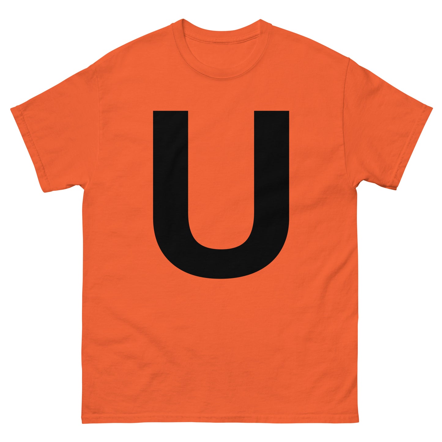 "U letter BL" Men's classic tee