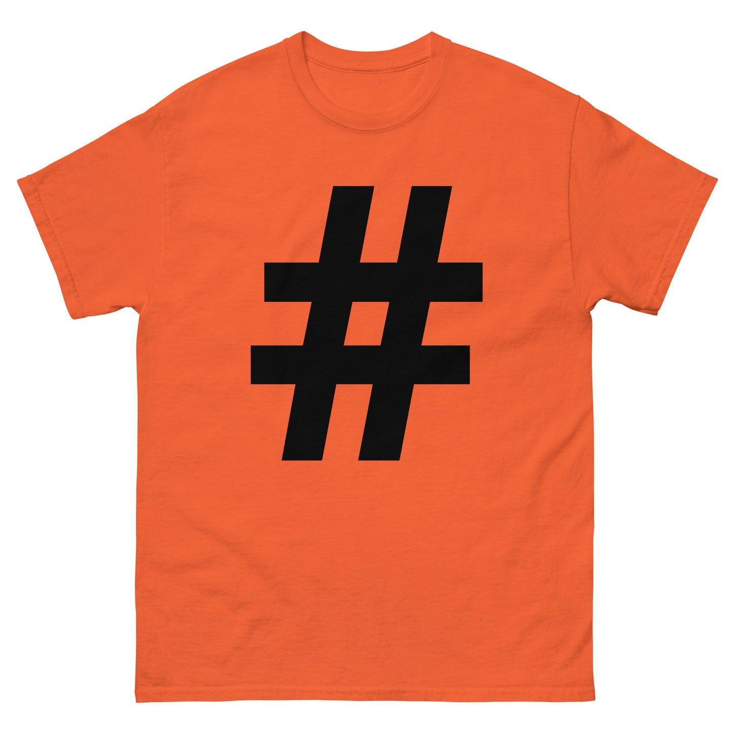 "Hash symbol BL" Men's classic tee