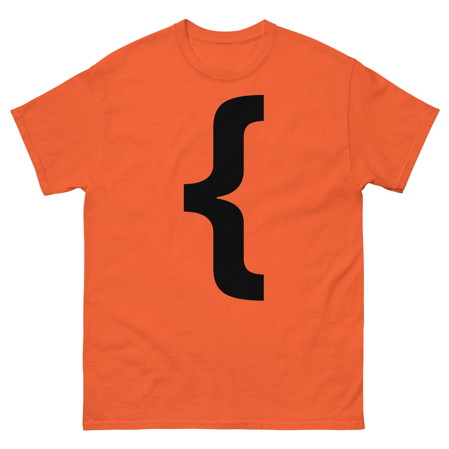 "Left curly brace symbol BL" Men's classic tee