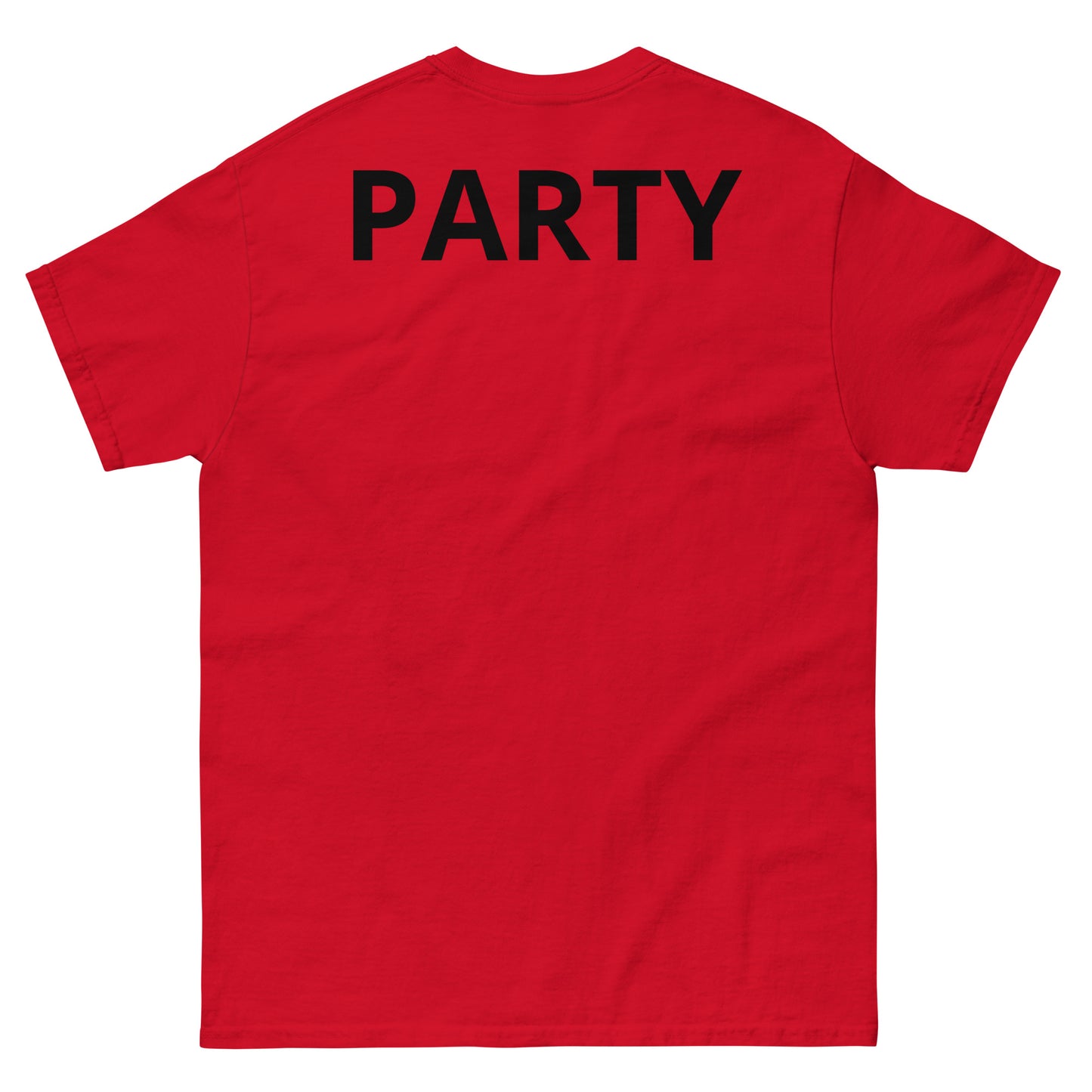 "BUSINESS at the front, PARTY at the back BL" Men's classic tee