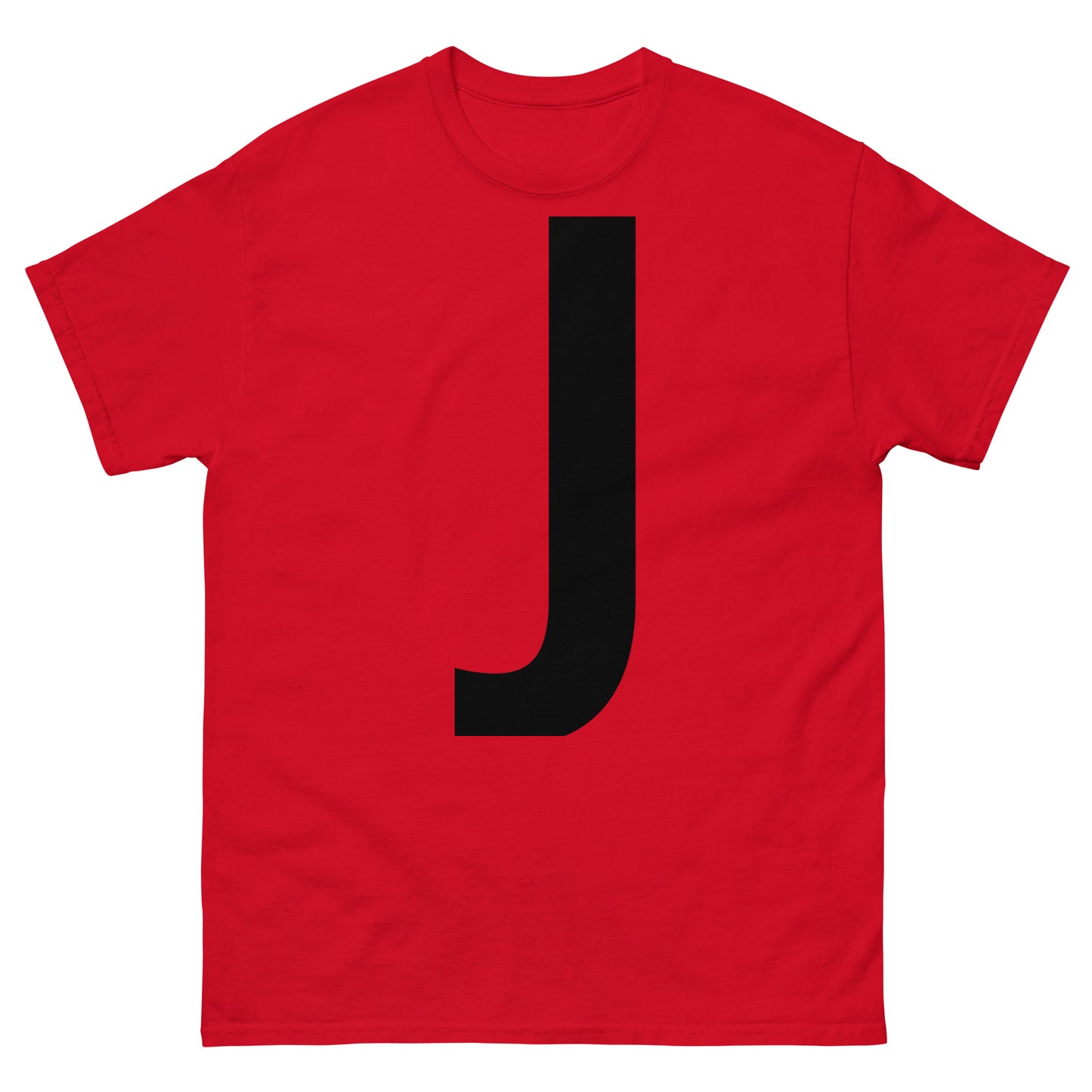 "J letter BL" Men's classic tee