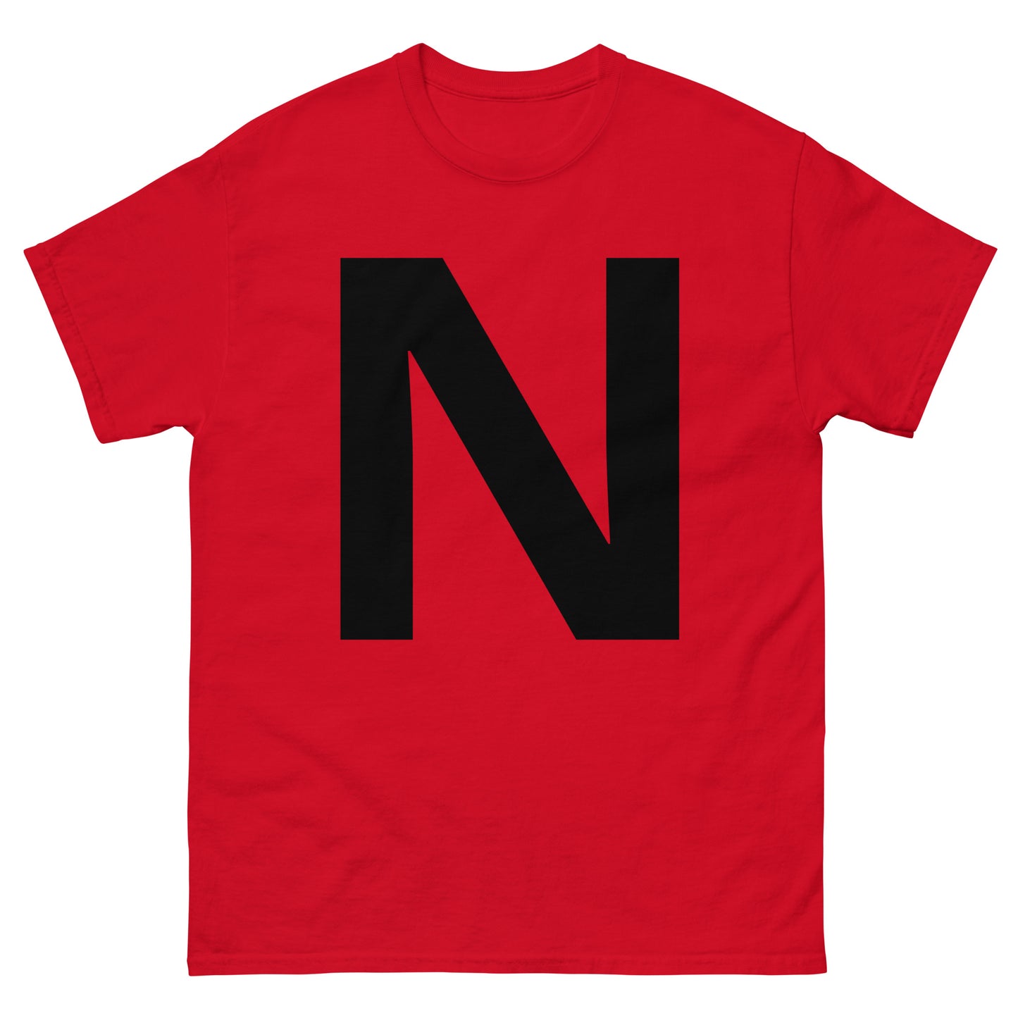 "N letter BL" Men's classic tee