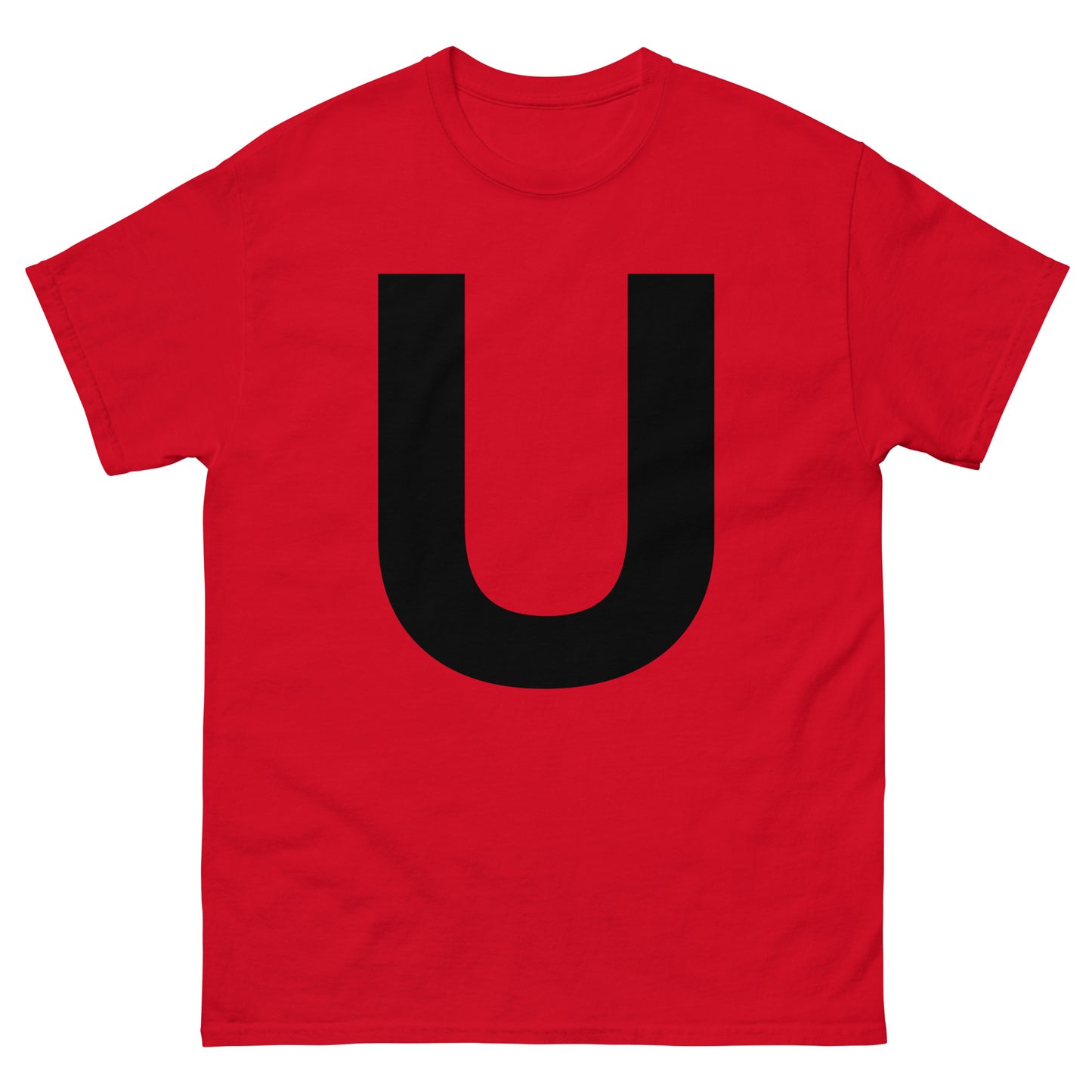 "U letter BL" Men's classic tee