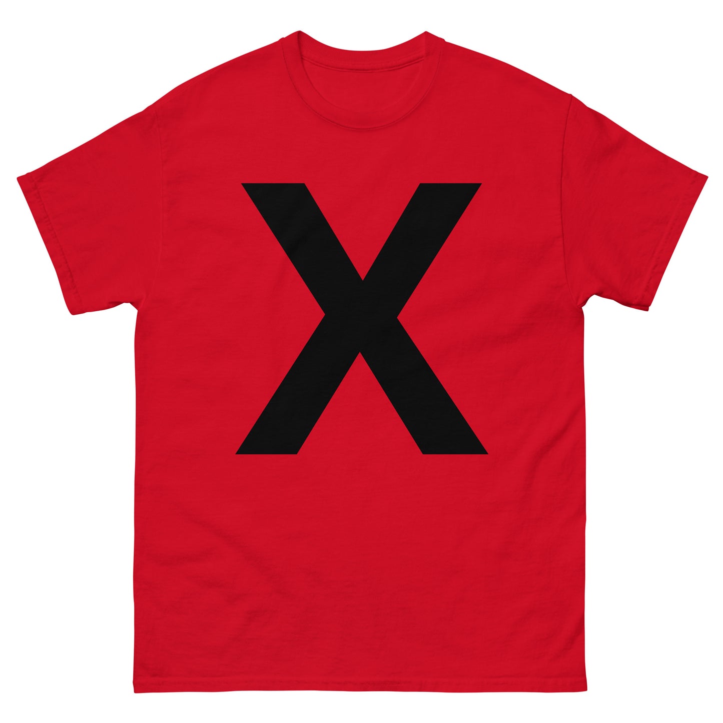 "X letter BL" Men's classic tee