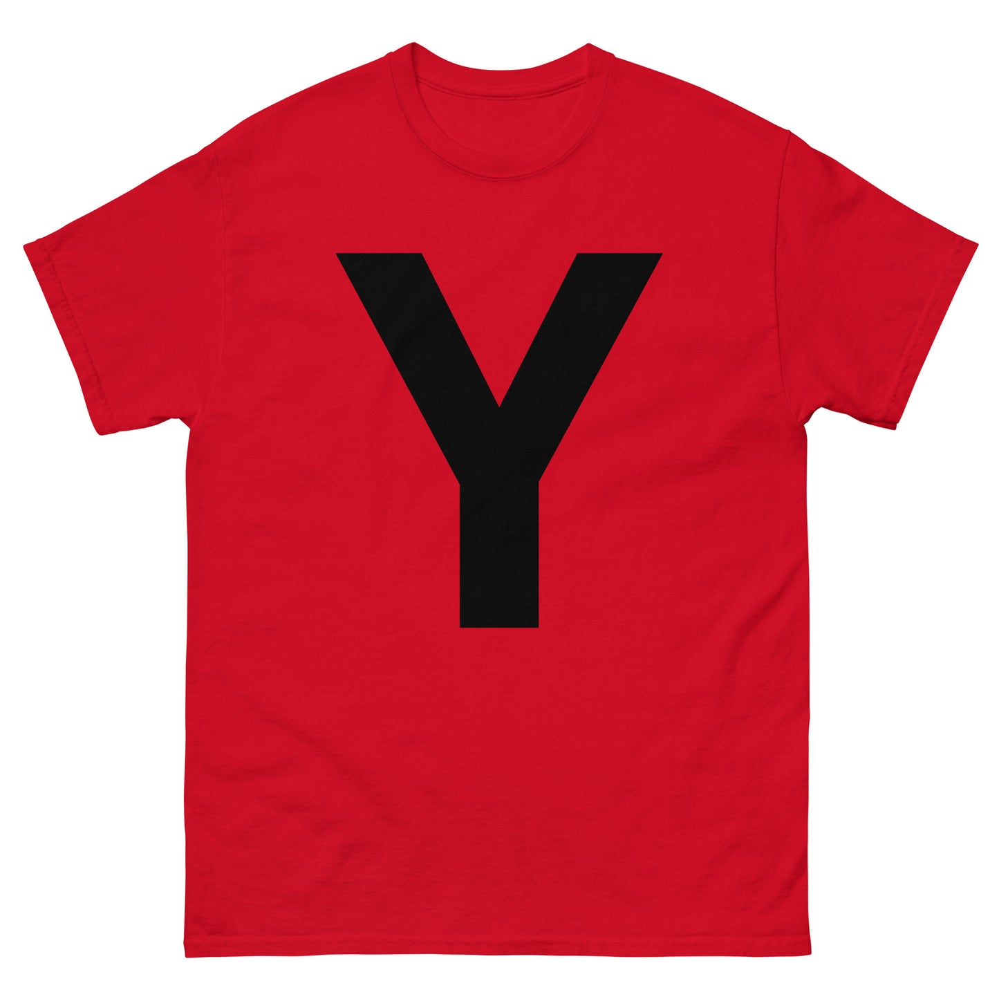 "Y letter BL" Men's classic tee