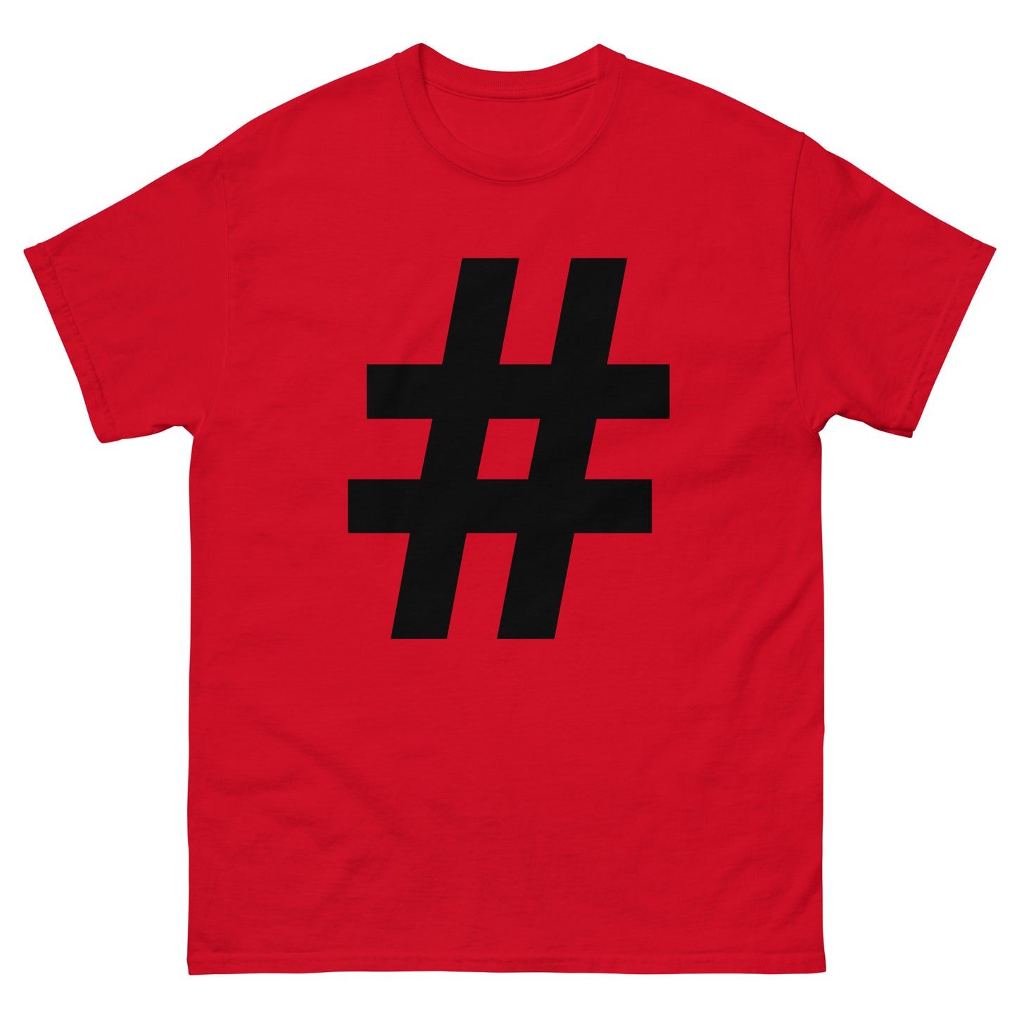 "Hash symbol BL" Men's classic tee