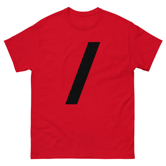 "Forward slash symbol BL" Men's classic tee