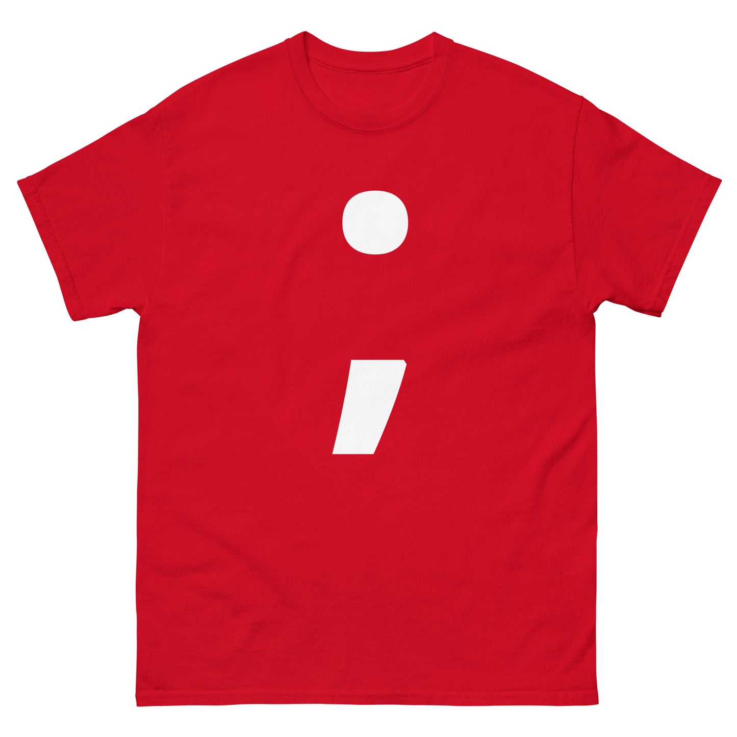 "Semicolon symbol WL" Men's classic tee