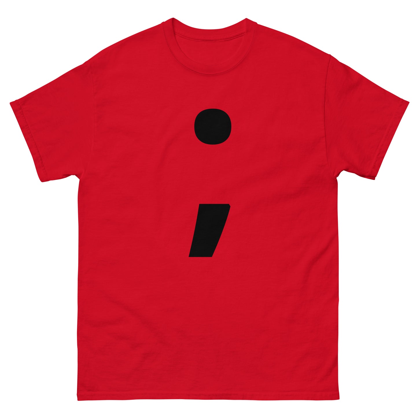 "Semicolon symbol BL" Men's classic tee