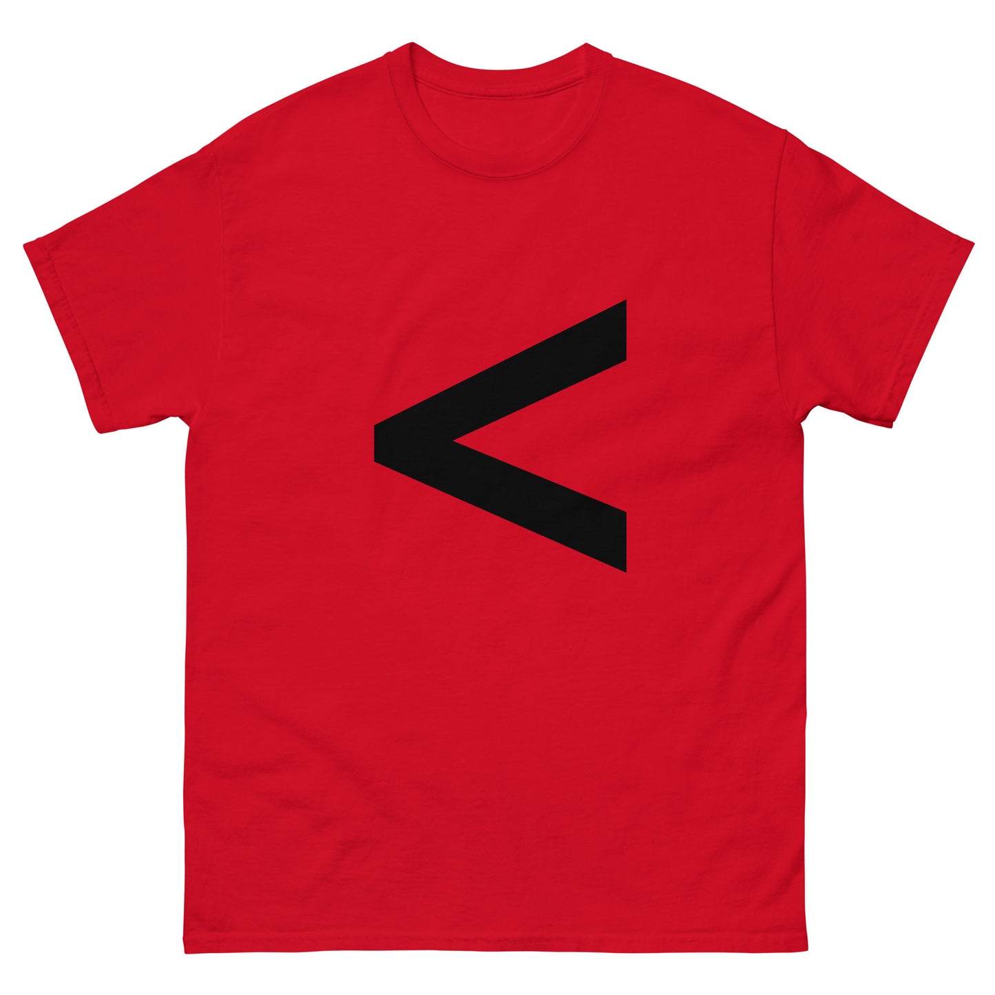 "Less than symbol BL" Men's classic tee