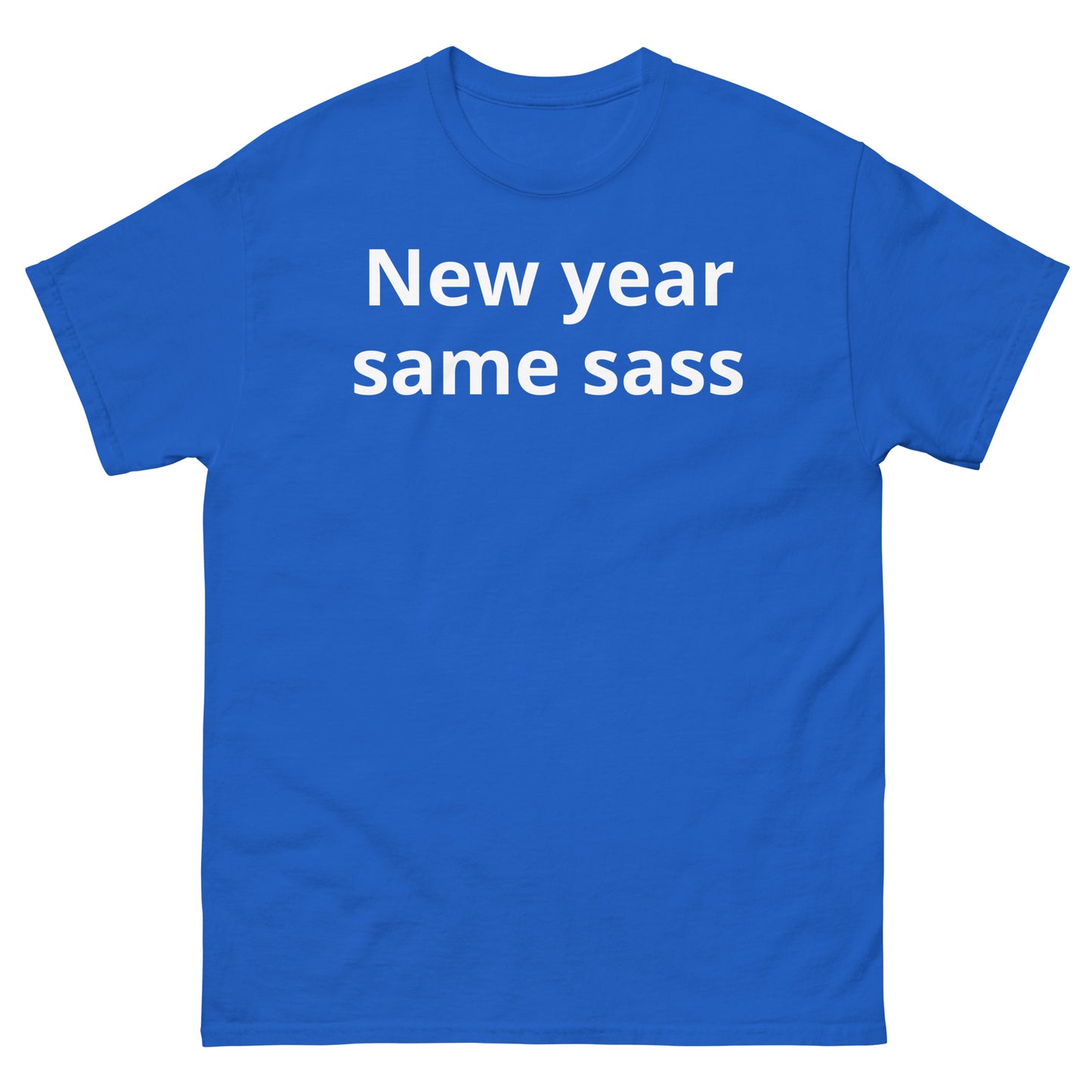 "New year, same sass WL" Men's classic tee