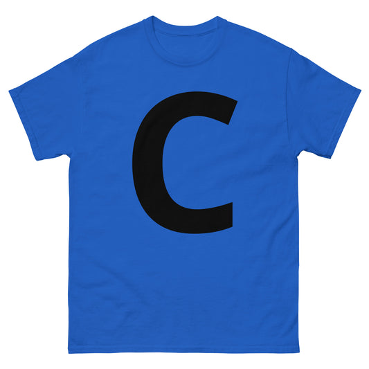 "C letter BL" Men's classic tee