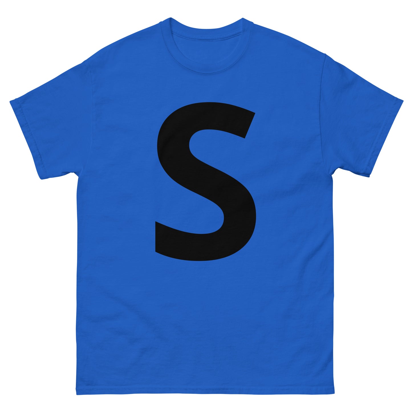 "S letter BL" Men's classic tee