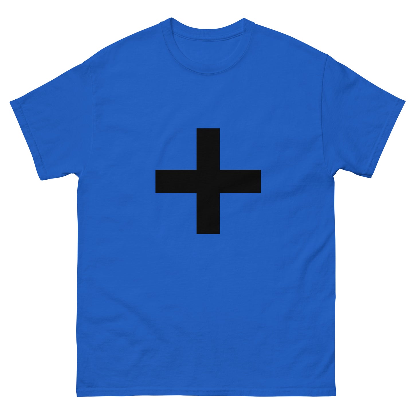 "Plus symbol BL" Men's classic tee