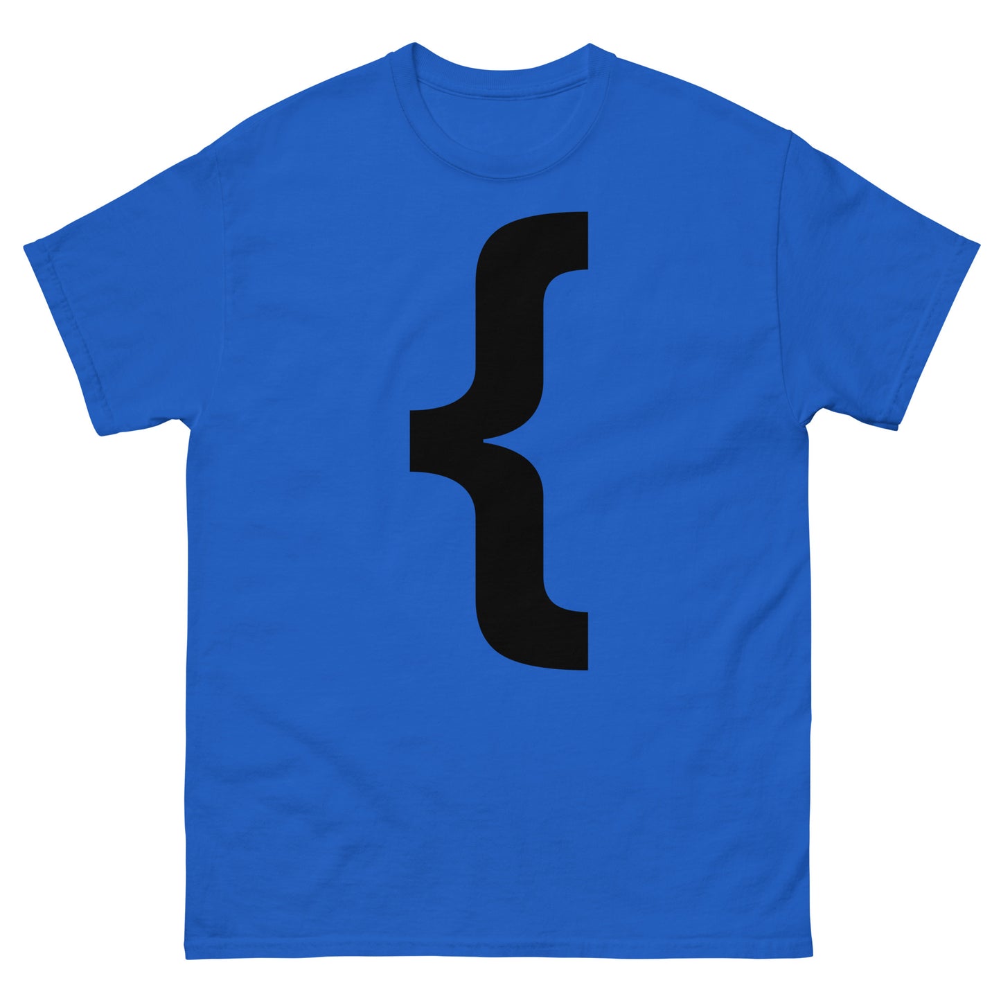 "Left curly brace symbol BL" Men's classic tee