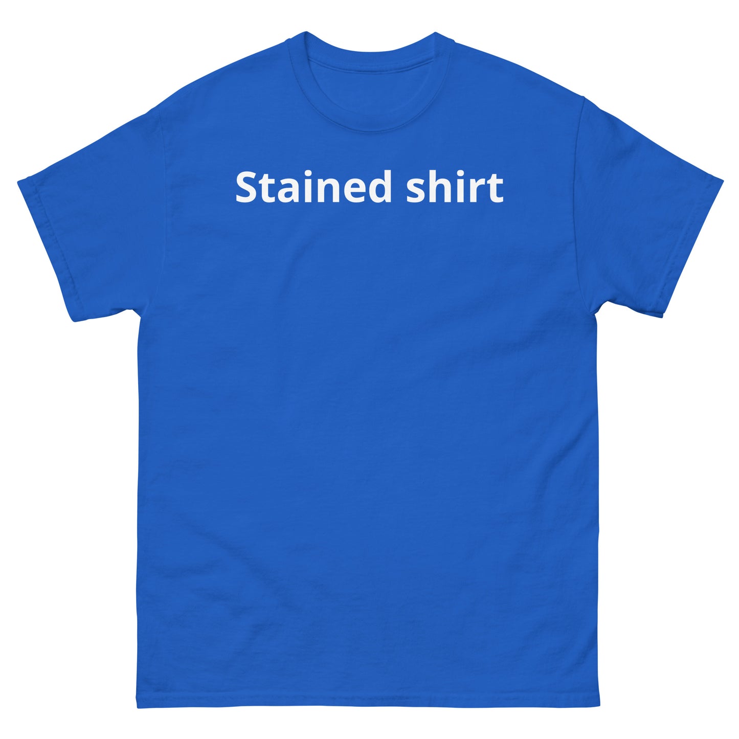 "Stained shirt WL" Men's classic tee