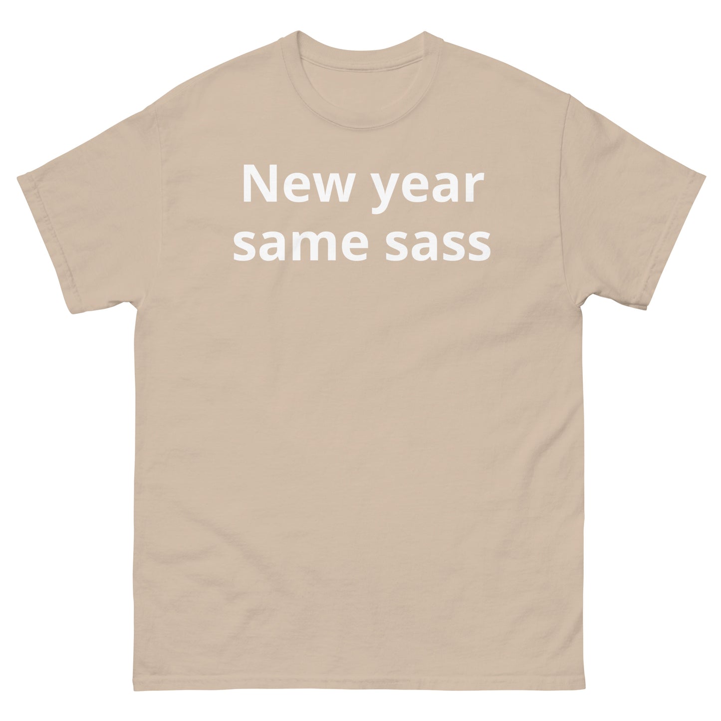 "New year, same sass WL" Men's classic tee