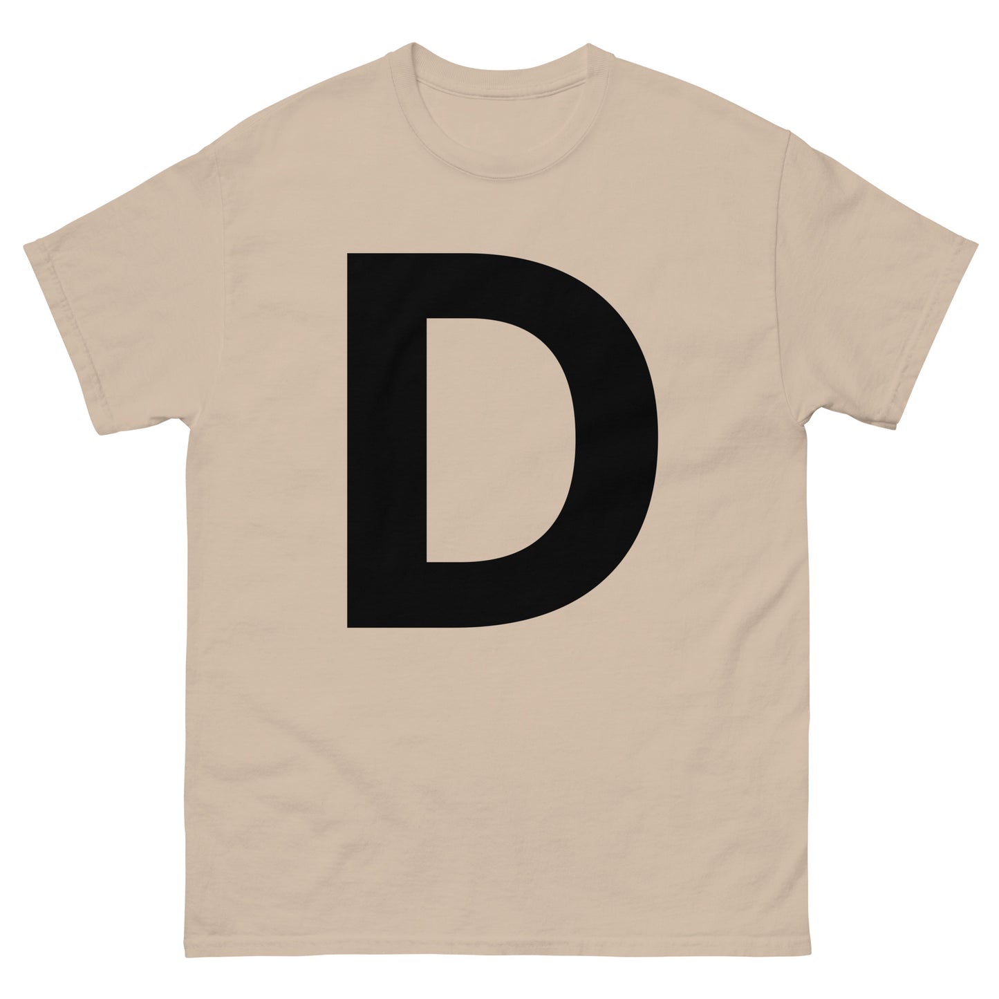 "D letter BL" Men's classic tee