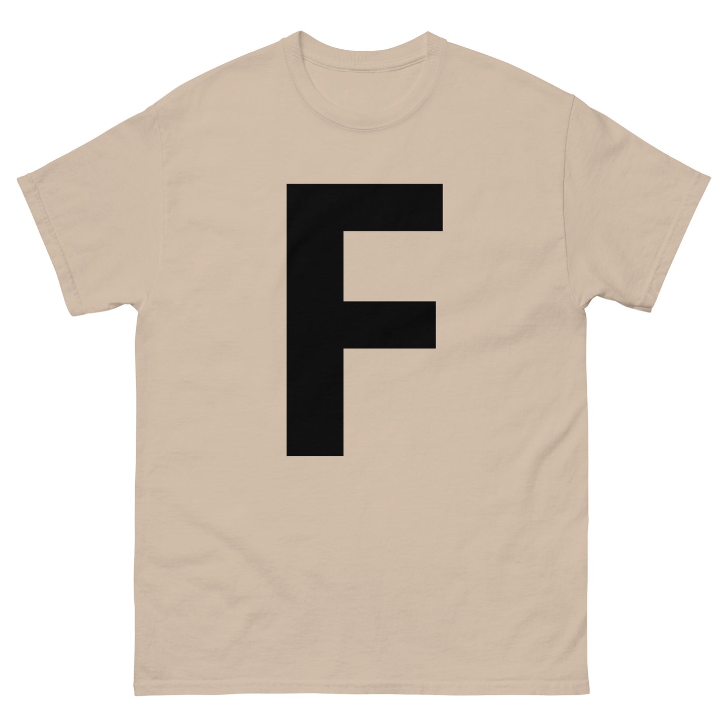 "F letter BL" Men's classic tee