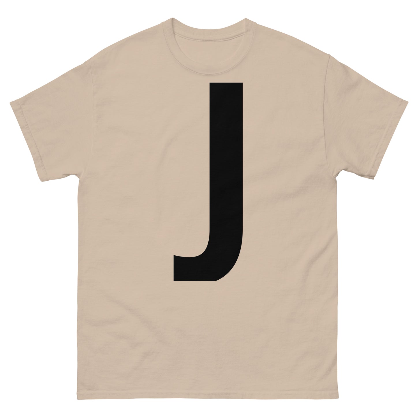 "J letter BL" Men's classic tee