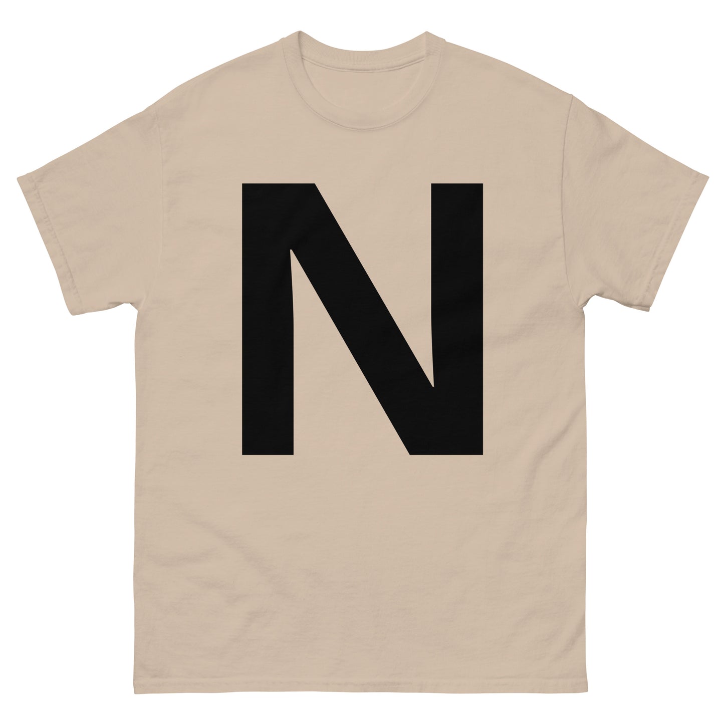 "N letter BL" Men's classic tee